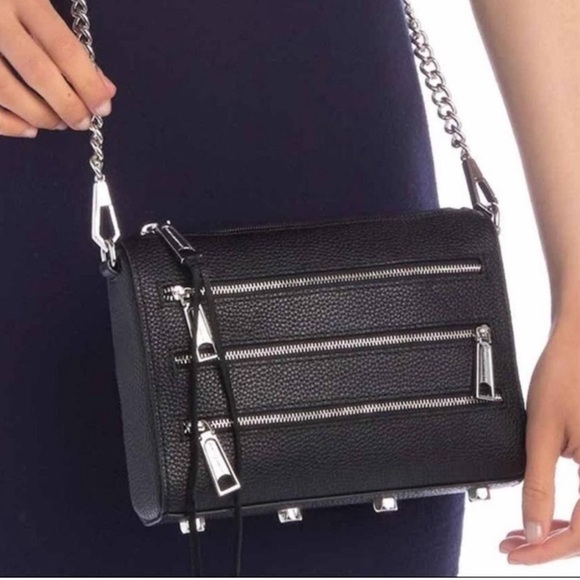 REBECCA MINKOFF Black/Silver 3
Zip Crossbody - Picture 2 of 8